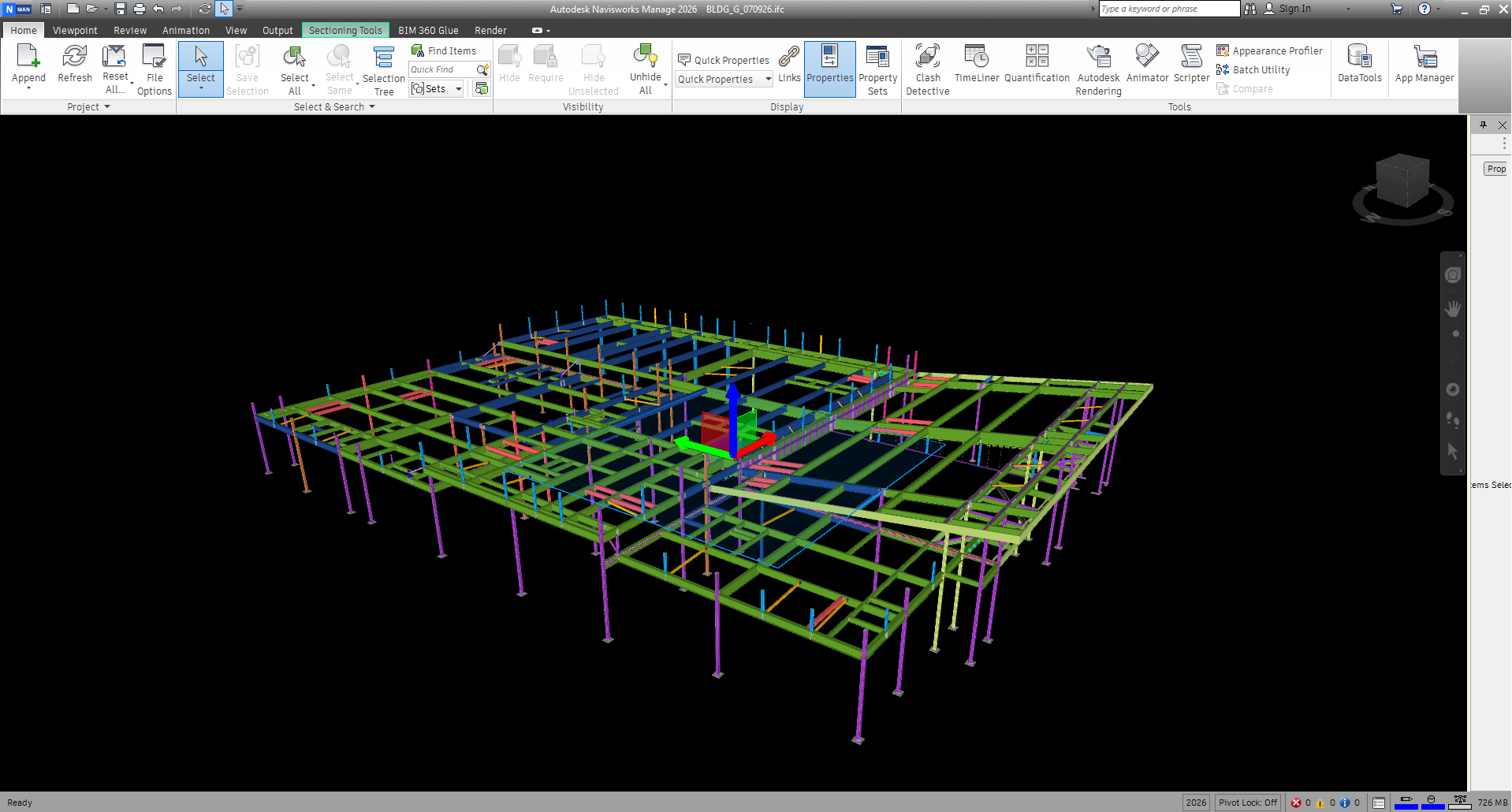 Present of ifc in Naviswork